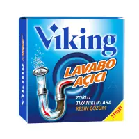 VİKİNG Lavabo Açıcı Granül 2x50gr