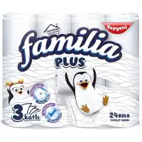 Familia Plus 3 Katlı Tuvalet Kağıdı 24'lü