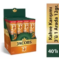 Jacobs 3ü 1Arada Hazır Kahve 40'lı